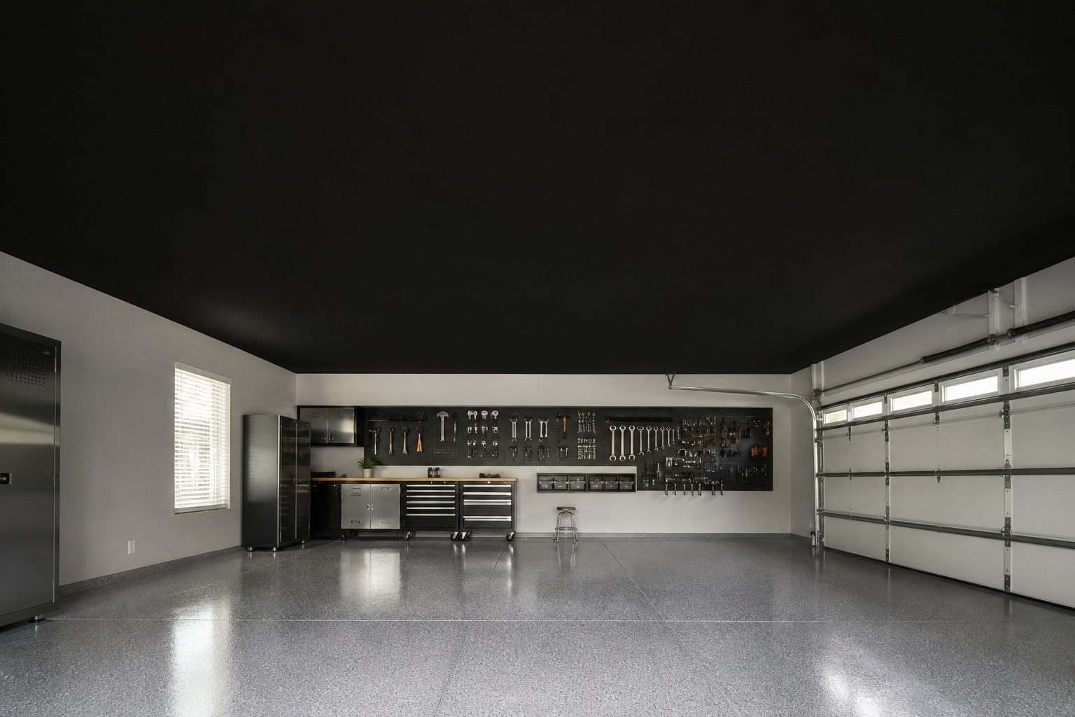 Intérieur de garage